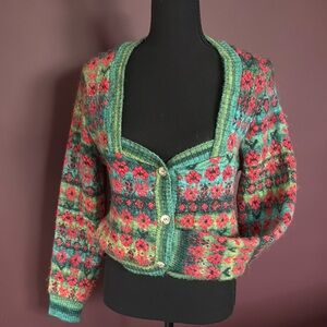 Colorful Patterned Women's Sweater by Zara, S